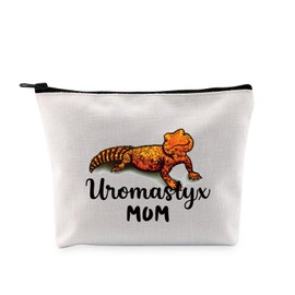 PYOUL Uromastyx Lover Gift Uromastyx Mom Makeup Bag Uromastyx Owner Cosmetic Bag Reptile Lizard Pet Lover Gift (Uromastyx Mom Bag)