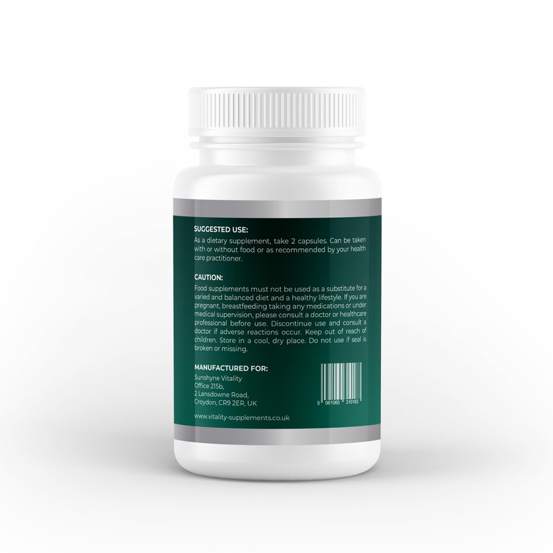 Sulforaphane 560mg Capsules – Comprehensive Detox, Antioxidant & Cellular Health