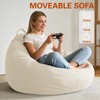 BUERPINKING Pouf per bambini adulti, per pouf senza imbottitura, XXL