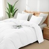 SSW HOMES Duvet Cover Single (White) - 2 Pcs Brushed
