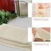 Kichvoe Unbleached Cotton Cheesecloth 12pcs Fabric Reusable Fine Mesh Cloth
