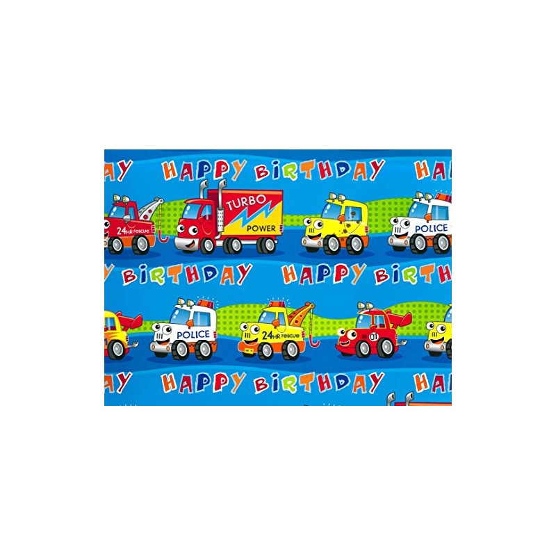 Simon Elvin - BOYS WRAPPING PAPER - 2 SHEETS OF