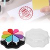 Cikonielf Stamp Pad Set Washable Stamp Pad Fingerprints DIY Hand