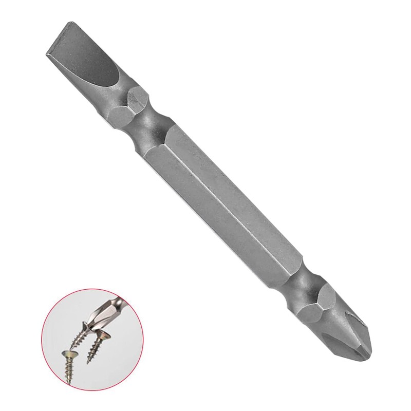 Utoolmart 2Pcs Magnetic Double Head Screwdriver Bits PH2/SL6, 1/4 Inch
