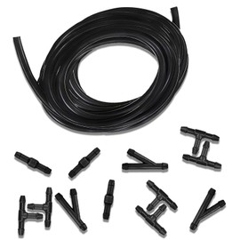 Luminuti Car Windshield Washer Hose Kit, 4 Meter Washer Fluid Hose With 30 Pcs Hose Connectors, Suitable For Most Car Windshield Washer Tubing