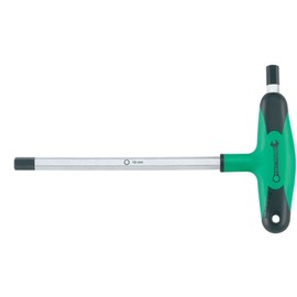 Stahlwille T-Handle Hexagon Key Wrench With Two Tips, Chrome Vanadium, Matt Chrome Plated, Hand Tool for Bike Repair and other DIY Applications, Size 2.5 mm Blade Length 100 mm