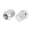 X AUTOHAUX 4 Pcs M12x1.5 Chrome Wheel Lug Nuts Cone