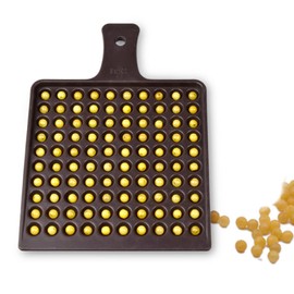 Meiliyizu Bead Counter Tray for Crafts Plastic Organization Tray Bead Arrangement Board with Handle Jewelry Supplies, 8mm, As the Pictures Shown