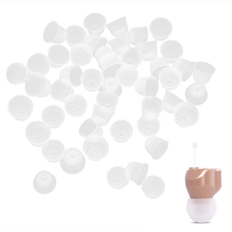 50pcs Silicone Earplugs Noise Cancelling Reusable Hearing Protection Waterproof Ear