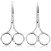 Facial Hair Grooming Scissors for Men & Women: Eyebrow, Nose