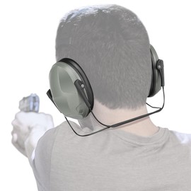 Yzpacc 31dB NRR Shooting Earmuffs Hearing Protection Noise Cancelling Headphones Tactical Military Airsoft for Gun Range Hunting Safety Noise Reduction Earmuffs Headset, gray