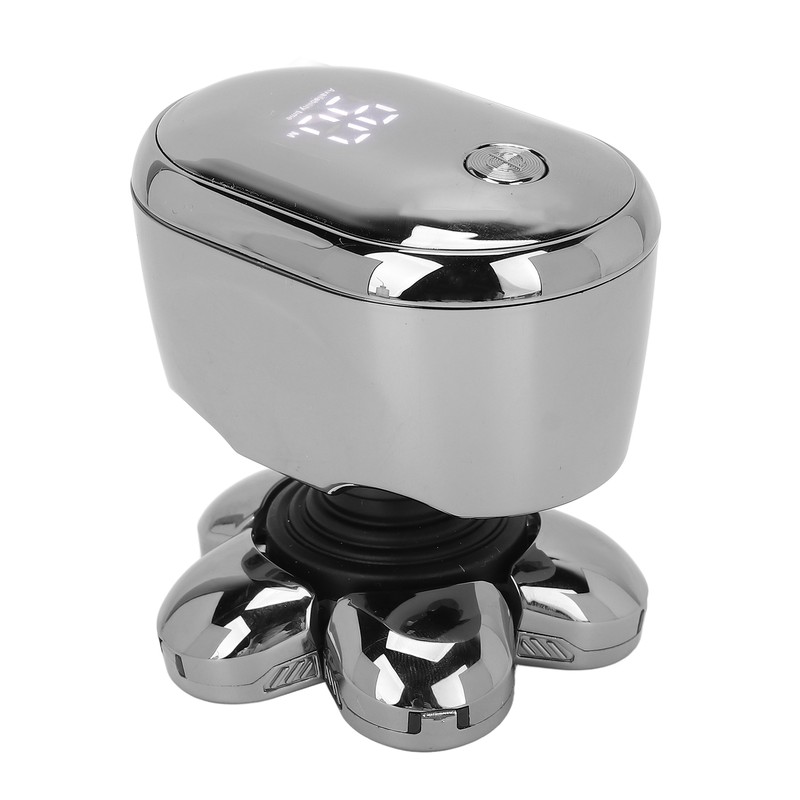 6 in 1 IPX6 Waterproof Electric Head Hair Shaver Automatic