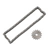 16T 17mm Gear Chain Drive Set High Performance Sprocket Chain