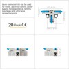 GKEEMARS 20Pcs 3 Way T-Shape Connectors for Wiring, Quick Wire