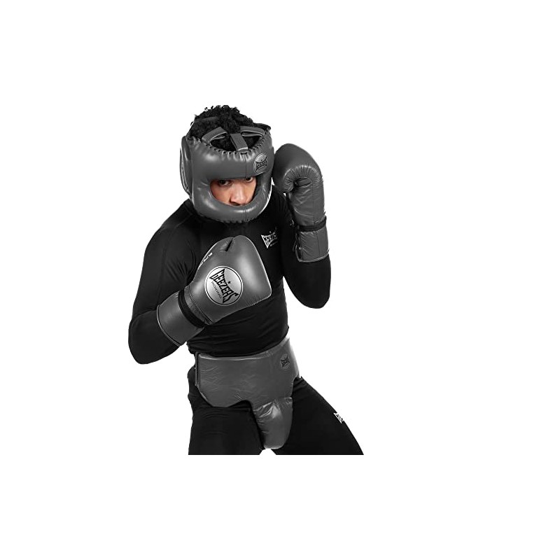 Geezers Elite Pro Bar Faced Headguard (Dark Grey)