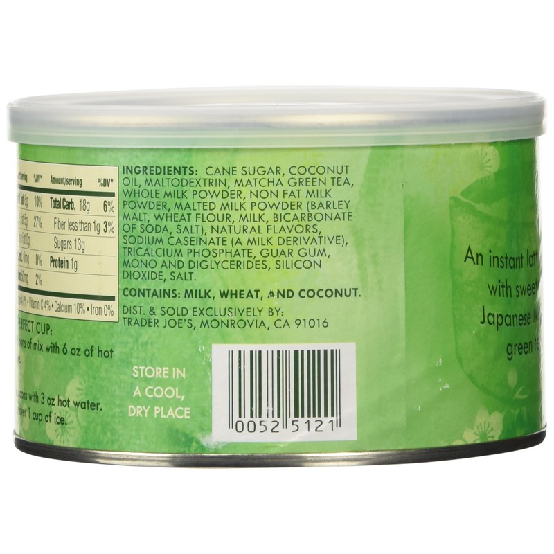 Trader Joe's Matcha Green Tea Latte Mix, 8 ounces