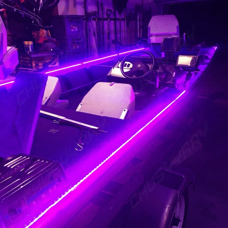 CHUSYYRAY RGB LED Boat Light Deck Waterproof Bow Trailer Pontoon