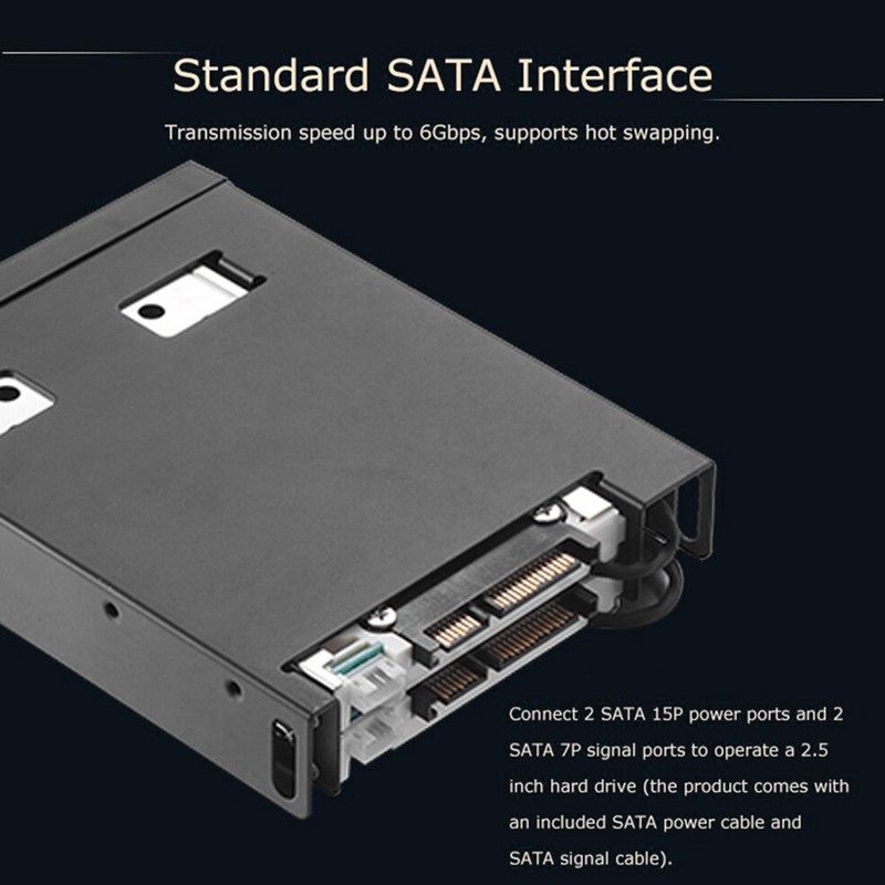2.5in SSD HDD Internal SATA Tray Less Hot Swap Mobile