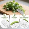 2 Pack Stainless Steel Herb Stripper, 7 Holes Leaf Remover