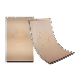 Happybuy Pet Door Replacement Flap, Measures 10.25" x 16.25" Longer Lasting, Compatible with Happybuy Flap Pet Doors, Thickened PVC Dog Door Replacement Flap with Long Magnetic Strip (Large)