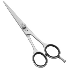 Professional Salon Hair Razor Edge Cutting Scissors Black Hairdressing Regular Barber Shears High Carbon Stainless Steel with Detachable (7 INCH)
