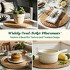 13 in Round Woven Placemats Plate Chargers Set of 12,