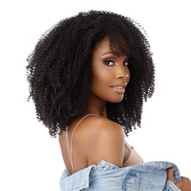 Sensationnel CKCO clip in - over achiever 10inch textured clip in 9 piece pack adds volume protective style - Curls kinks and co over achiever 10 inch (S1B/27)