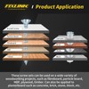 Wood Screws Assortment Kit, FIXLINK 240 PCS High Hardness Flat