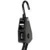 MFH Tension Rope with Ratchet Lock Black (9 mm, 2