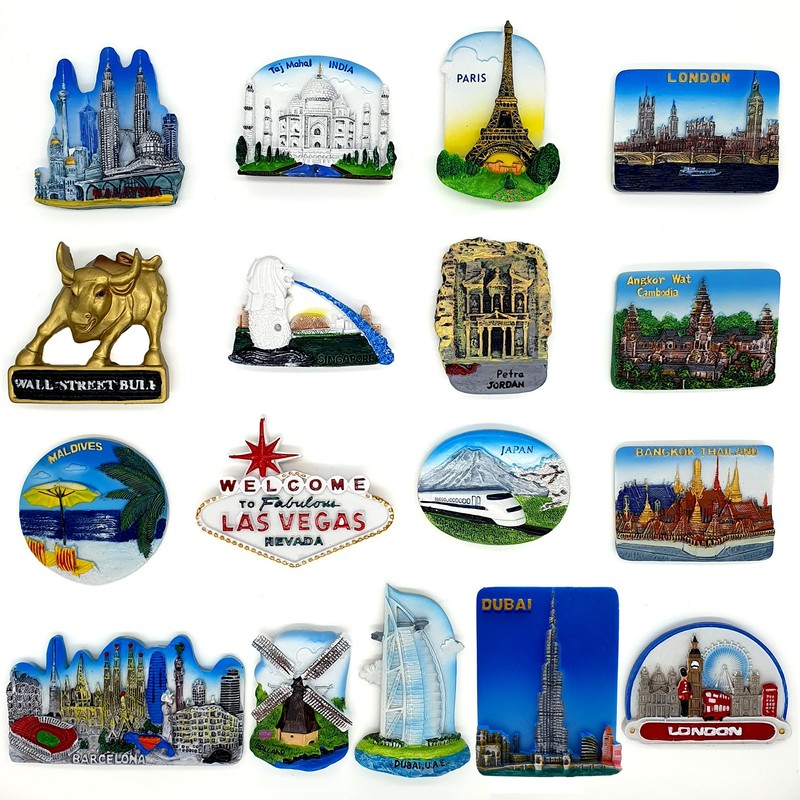 Dubai Burj Al Arab Fridge Magnet, 3D Magnet Travel Sticker