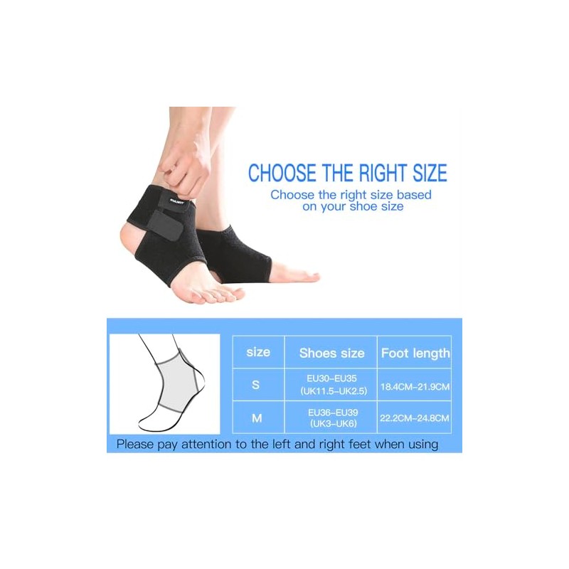 EULANT Kids Ankle Support, Elastic Compression Ankle Strap for Boys
