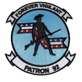 VP-92 Minutemen Squadron Patch – Sew On, 4"