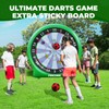 Inflatable 6ft Giant Dartboard, Golf Darts Kick Darts, Soccer &