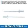 A ABSOPRO Dome Head Closed Sealing Rivets 3.2mm Grip Diameter