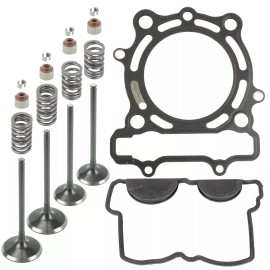 Caltric Cylinder Intake Exhaust Gasket Valve Kit for Kawasaki KX250F 2009-2016