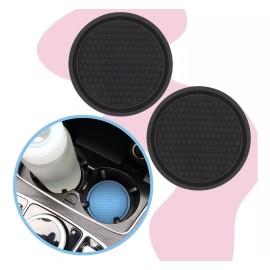 Veraly Porta Vasos Protector Silicon Posa Vaso Carro Coche 2pz