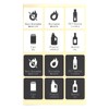 Garbage Sorter Stickers, Set of 12, Burnable Garbage, Non-Burning Garbage,