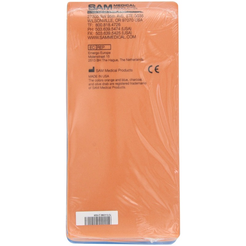 SAM Splint Flat Fold, 36 Orange by SAM Medical