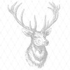 20 Napkins Elegant Deer Silver Animals Hunting Christmas 33 x 33 cm
