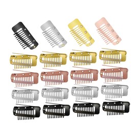 minkissy Wig Clips to Secure Wig 20pcs Beret Fixing Clips Hair Extension Hairpin for Women
