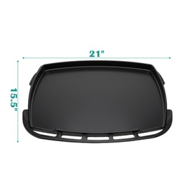 EasiBBQ Full-Size Griddle Inserts for Weber Q 2800N+ Gas Grill