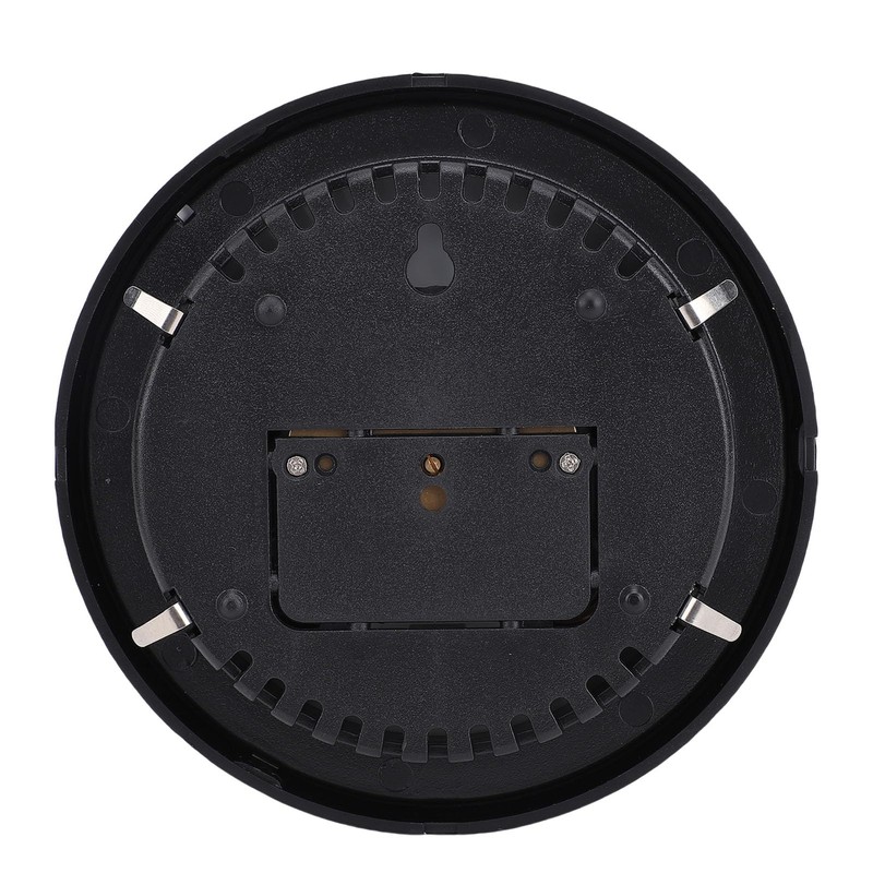 Generic Round Weather Station, Aluminum Alloy Wall Mount Barometer Thermometer
