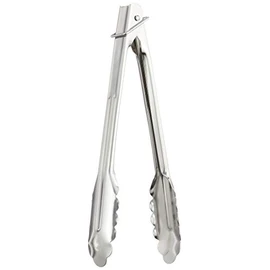EBM 18-0 All-Purpose Tongs, Extra Thick with Stopper Ring, Small