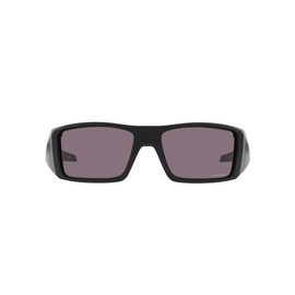 Oakley Men's OO9231 Heliostat Rectangular Sunglasses, Matte Black/Prizm Grey, 61 mm