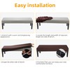 Fuloon Waterproof Dining Bench Cover, Removable Bench Slipcover Washable Bench