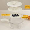 3 in 1 Kitchen Colanders Bowl, Multifunctional Drain Basket with