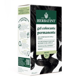 Herbatint Permanent Hair Colour 2N Brown - 170ml | Ammonia Free, 100% Coverage for White Hair | For Sensitive Skin, with 8 Natural Organic Extracts