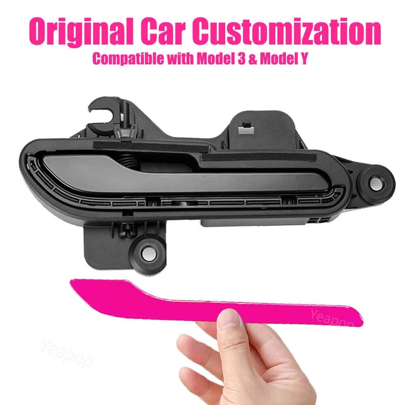 Yeapop 6 Pcs of Door Handle Stickers Compatible with Model