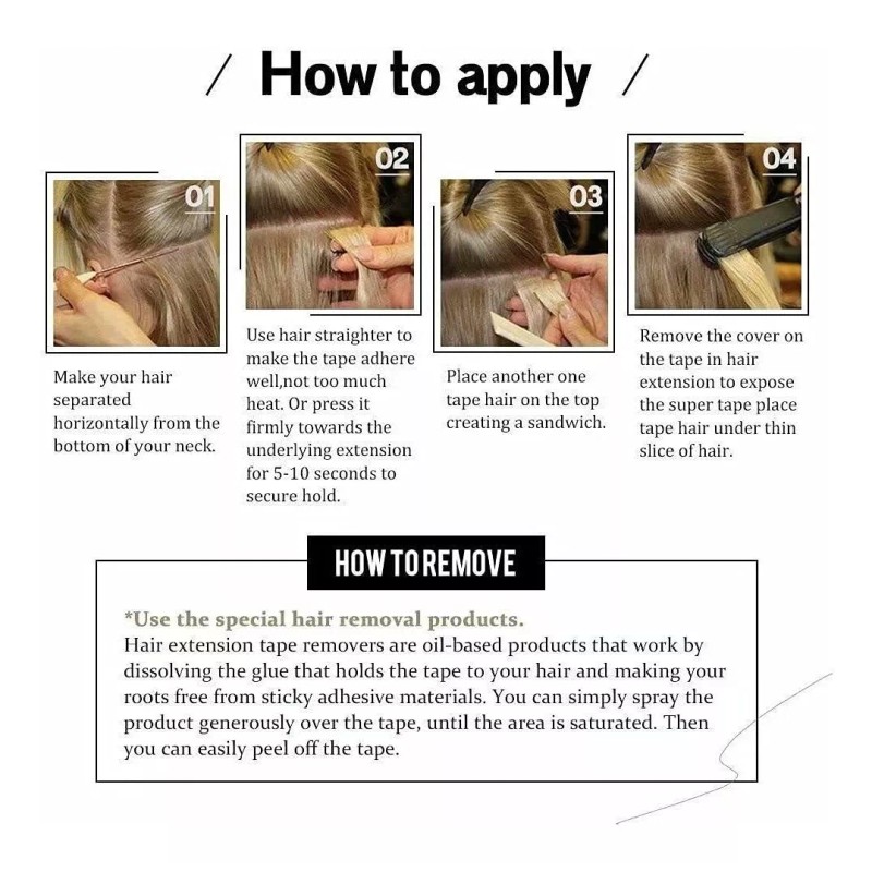 Moresoo Extensiones Cabello Humano 50gr 16in 20pz Destacados Rubios