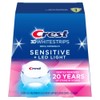 Crest 3D Whitestrips Sensitive & Gentle + LED Light –